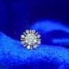 Multistone Stylish Gold Nosepin