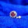 13 Stone Gold Nosepin